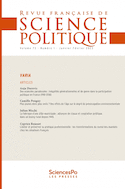 Revue française de science politique, 73-1